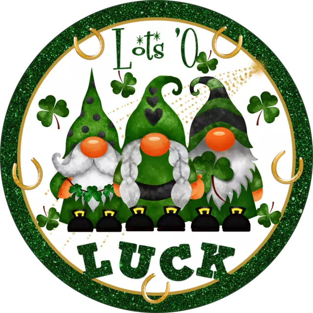 LOTS OF LUCK DESIGN  Metal Sign (READ DESCRIPTION)