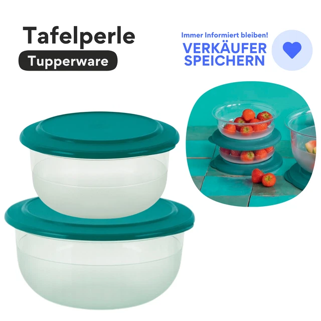 TUPPERWARE TAFELPERLE 275ML 450ml 1,1L 2,1L 3,5L 6L Exclusiv Clear ...