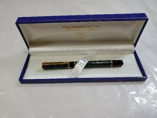 Waterman Laureat Fountain Pen Dark Green Marble