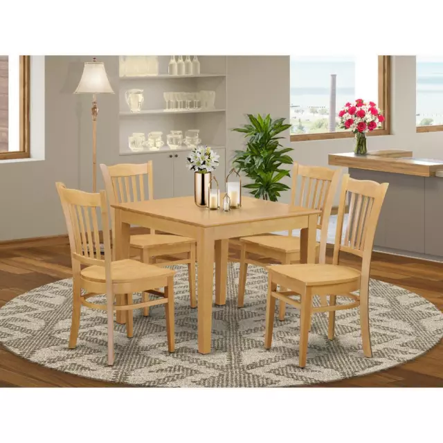 5  PC  Kitchen  Table  set  -  Kitchen  dinette  Table  and  4  Dining  Chairs