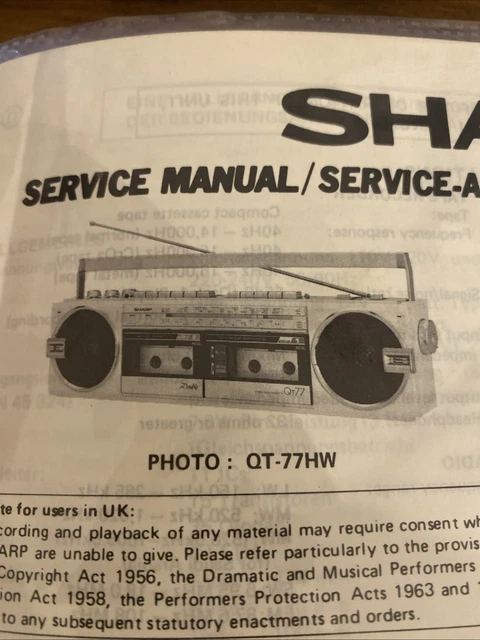 Manuali, Vintage ricambi e accessori, Vintage TV, audio e