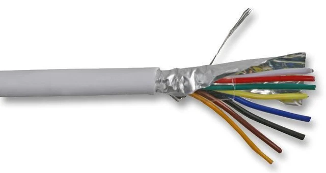 PRO POWER - 8-Core Screened Alarm/Signal Cable White CCA 100m Reel