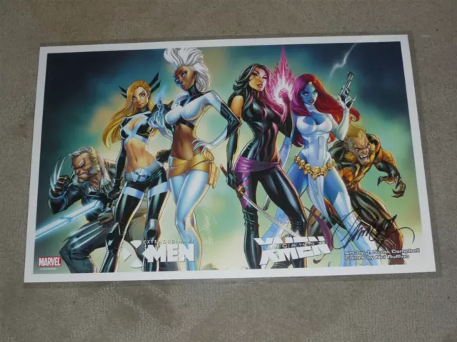 2020 Year Of No Shows Xmen Art Print Signed By J Scott Campbell 11X17