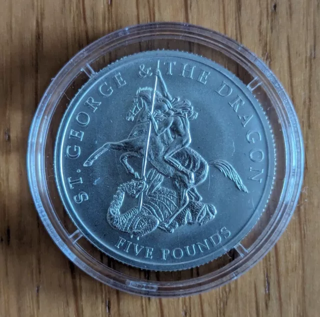 2008 ST George And The Dragon £5 Coin