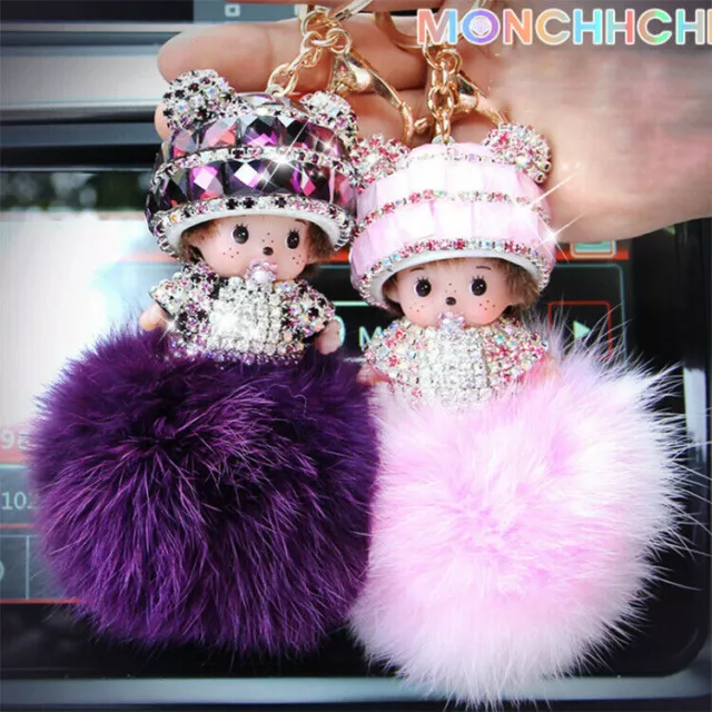 https://www.picclickimg.com/qngAAOSwMKRkdVQ~/MONCHICHI-Schl%C3%BCsselanh%C3%A4nger-Taschenanh%C3%A4nger-Haarball-Strass-Auto-Anh%C3%A4nger.webp