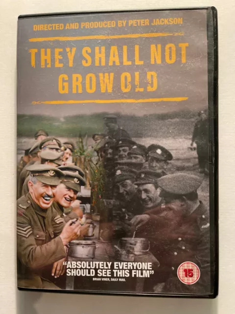 They Shall Not Grow Old [2018] - DVD