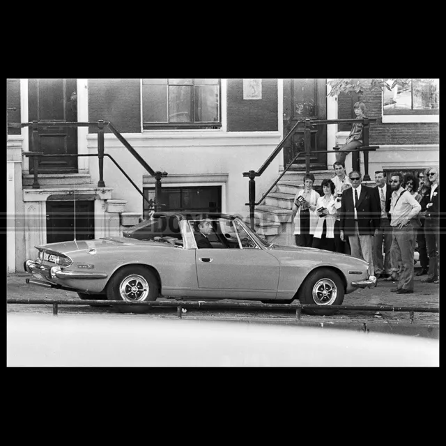 Photo A.015972 TRIUMPH STAG & SEAN CONNERY JAMES BOND DIAMONDS ARE FOREVER 1971