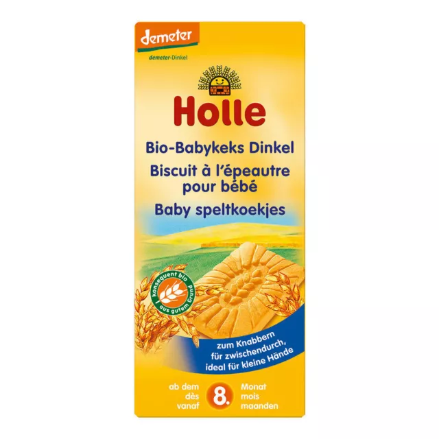 Holle Bio-Babykeks Dinkel 150 g demeter nachhaltig - ab dem 8. Monat