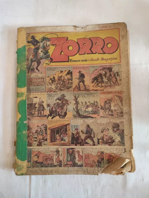 Zorro - France soir  / Jeudi magazine - Reliure Éditeur album n°3 - Eo De 1948