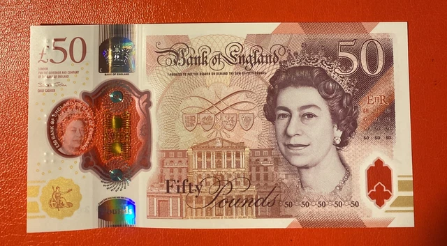 GREAT BRITAIN BANK of England £50 AA18 362314. uncirculated Condition £ ...