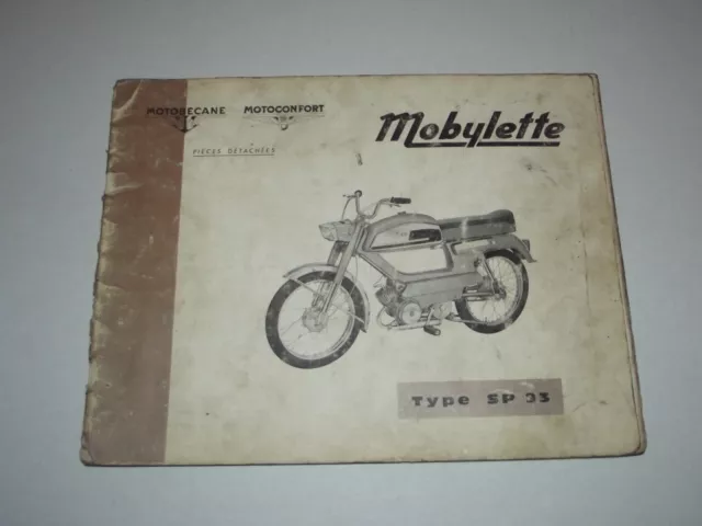 Catalogue De Pieces Detachees Motobecane Sp 93.