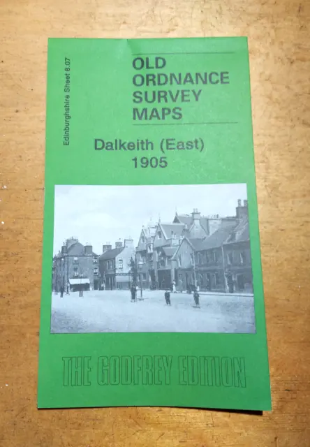 Dalkeith (East) 1905: Edinburghshire Sheet 8.07  Godfrey Old Ordnance Survey Map