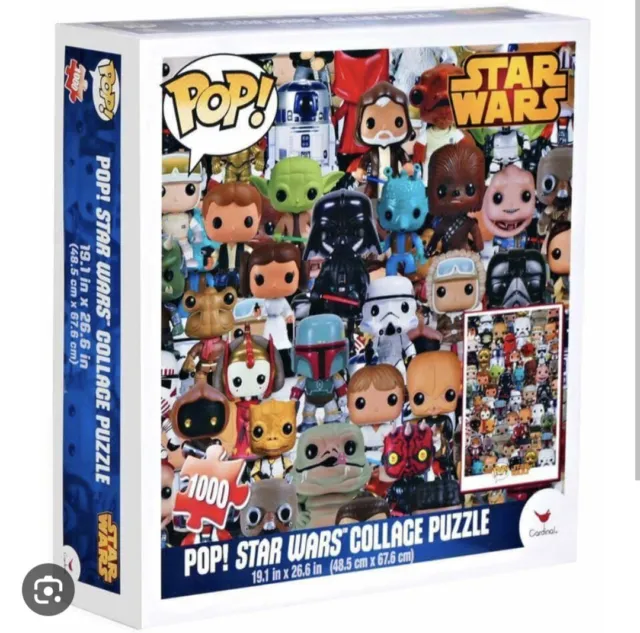 FUNKO POP! STAR Wars Collage Puzzle 1000 Piece Jigsaw - Made Once