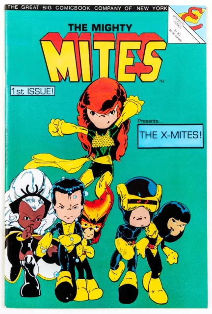 The Mighty Mites #1 (1986 Eternity) X-Men & Batman Characters Spoof! NM-