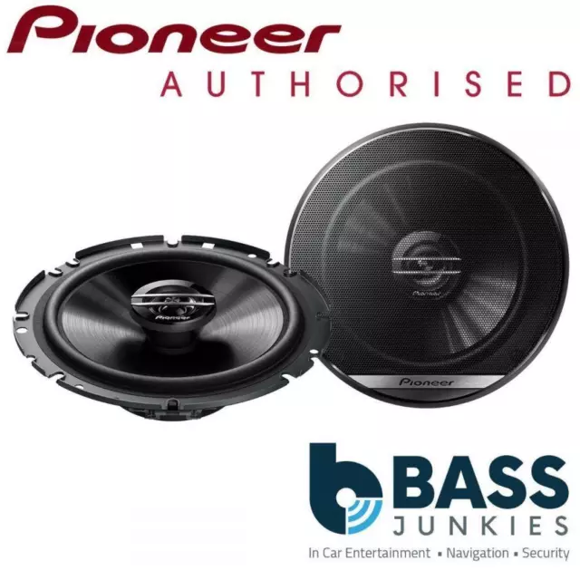 Pioneer TS-G1720F 600 Watts 6.5" Inch 17 cm 2 Way Car Door Dash Shelf Speakers