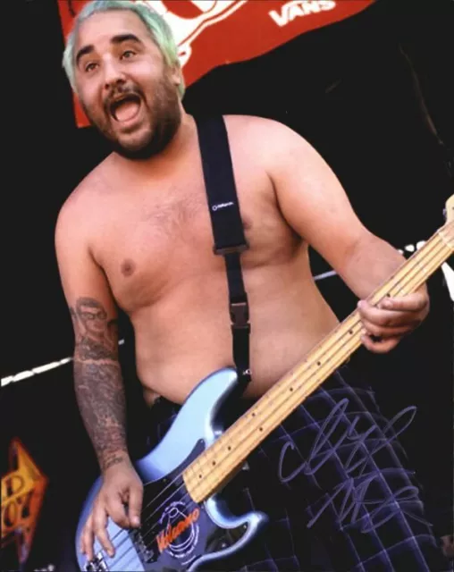 Ian Grushka New Found Glory Authentic signed  8x10 photo |CERT Autographed 326-c