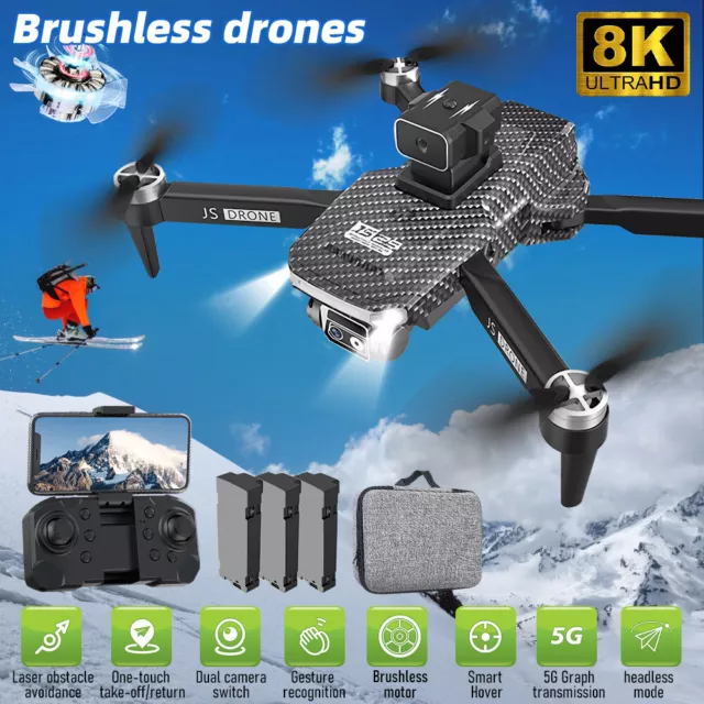 2023 Mini Faltbar WiFi FPV Drohne Mit 8K-HD Kamera Selfie RC Quadrocopter Drone