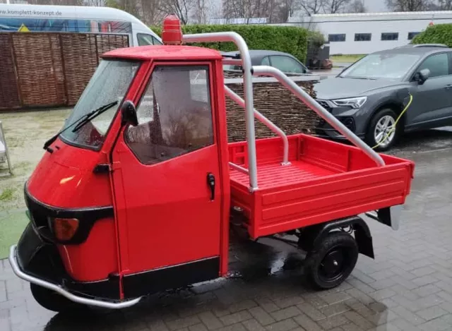 PIAGGIO APE 50 Cross Country Pritsche Auto Werbeträger  Kastenwagen 14151 km