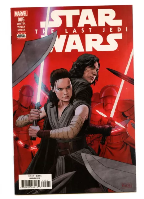 Star Wars The Last Jedi ~ No. 5, Oct. 2018 ~ First Printing ~ Marvel ~ VF+/NM