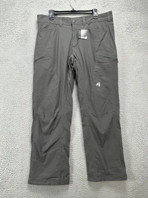 EDDIE BAUER PANTS Mens 36X30 Grey First Ascent Guide Pro Lined Fleece  Hiking NEW $71.25 - PicClick