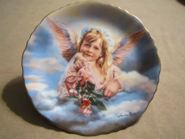 ANGEL OF GRACE collector plate SANDRA KUCK Precious Angels CHILD