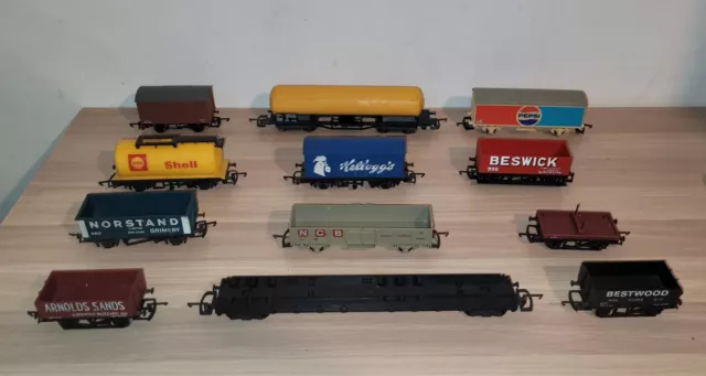 Hornby Lima Rolling Stock Joblot OO Gauge Tank Wagon, Freight, truck etc x12