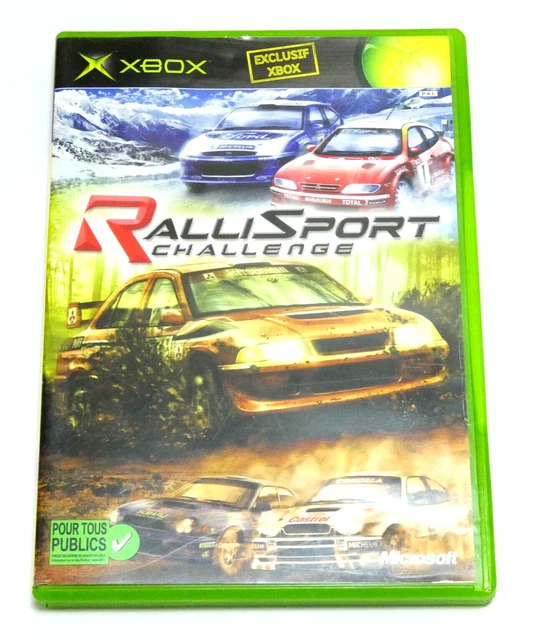 Rallisport Challenge 1 complet sur Xbox Classic - FR cd TTBE botie abimée