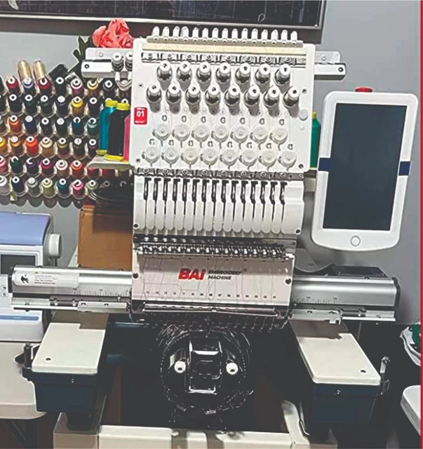 1501 commercial embroidery machine