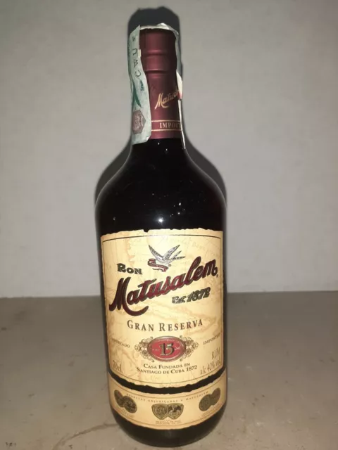 RUM MATUSALEM 15 y.o. ron Gran RESERVA 70 cl. 40% vol. Santiago de Cuba 1872