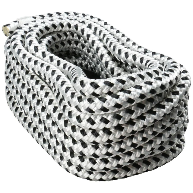 1/2" × 20FT Double Braid Nylon Dock Line Mooring Rope Double Braided Dock Line