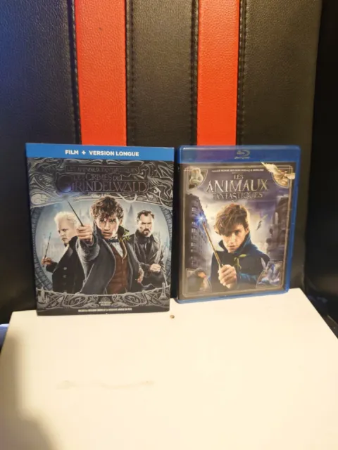 Lot 2 Blu-ray Les Animaux Fantastiques, Et Les Crimes De Grindelwald