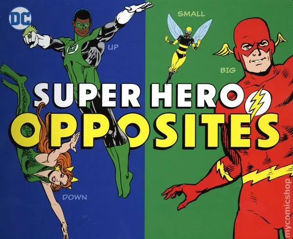 DC Super Heroes Opposites HC A Board Book #1-1ST VF 2022 Stock Image