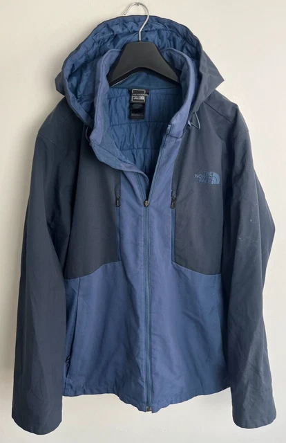 Giacca Cappotto North Face Uomo Extra Large/2XL Blu Scuro Parete Termica