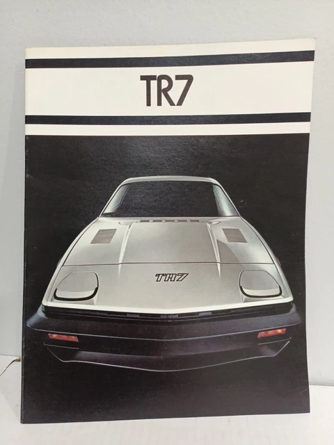 Triumph TR7 1977 Dealer Showroom Sales Catalog Brochure  Shape of Things to Come