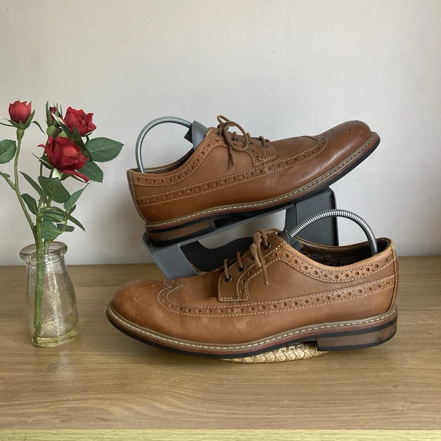 CLARKS MEN ** Pitney LIMIT Navy Combi - Brogue Trendy 