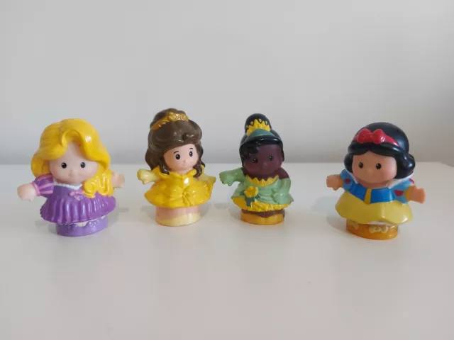 Fisher Price Little People Disney Figures Princesses X4