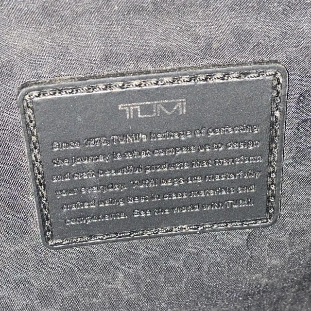 Tumi Black Crossbody Sling Bag Pack Alpha Bravo 6
