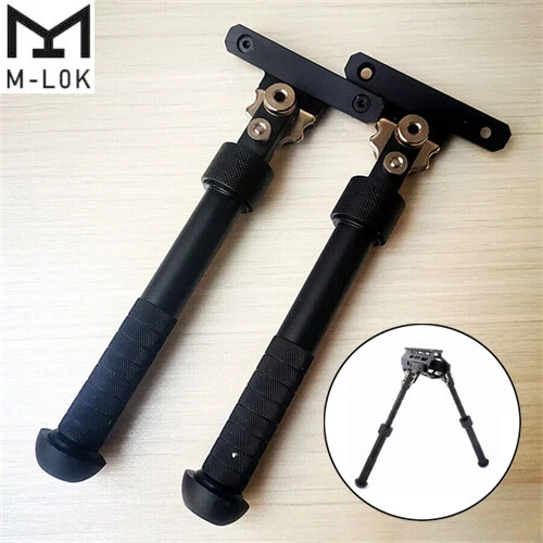 6.5" - 9" Adjustable Matte Hunting Tactical Bipod Lightweight For m-lok Rail