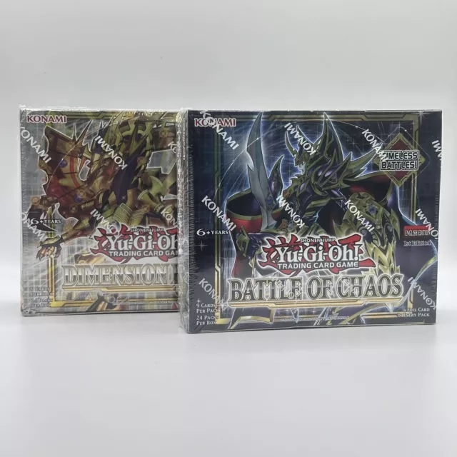 Battle Of Chaos Booster Box Yugioh / Yu-gi-oh New And Sealed & Dimension Force