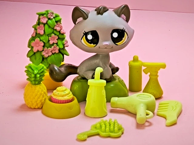 Littlest Pet Shop #125 – Chat Européen Shorthair, Authentique LPS