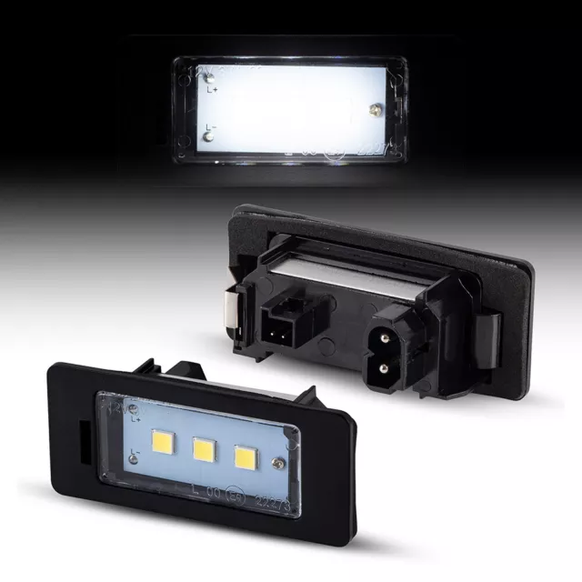 2x Luces De Matrícula LED para Todos Los BMW 3er, E90 E91 E92 E93 2005-2014 3LED