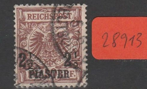 Auslandspostamt  Deutsche Post Türkei   gestempelt  MiNr. 10