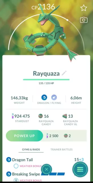 Pokemon #2384 Shiny-Rayquaza Shiny Picture - For Pokemon Go Players