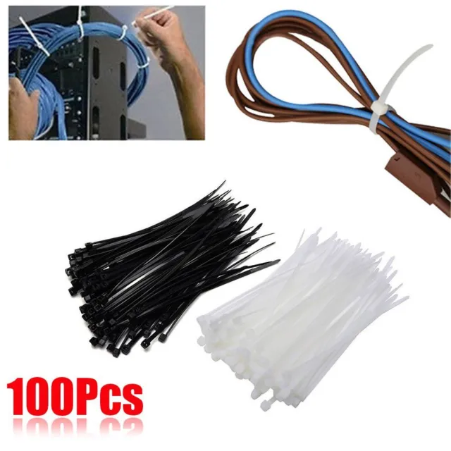 Durable Line Finishing Zip Releasable Cord Strap Nylon Wire Cable Ties Bundled