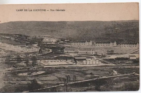 CPA - CAMP DE LA COURTINE - Vue générale