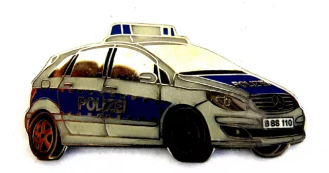 AUTO Pin / Pins - MERCEDES BENZ POLIZEI Einsatzfahrzeug / B-Klasse