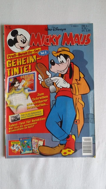 Micky Maus Heft mit Beilage Nr.10 vom 27.02.1997