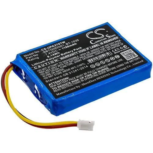Replacement Battery For Cameron Sino Cs-Upa270Tw
