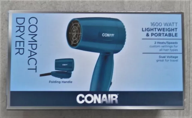 Conair Blue Bird Hair Dryer with Folding Handle - wide 6