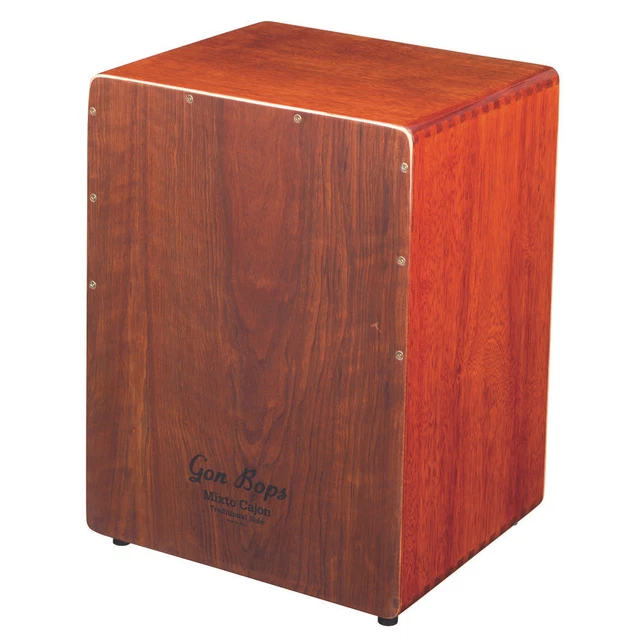 Gon Bops CJMX Mixto Cajon 2-in-1 Peruvian Folk Spanish Flamenco Natural w/ Bag